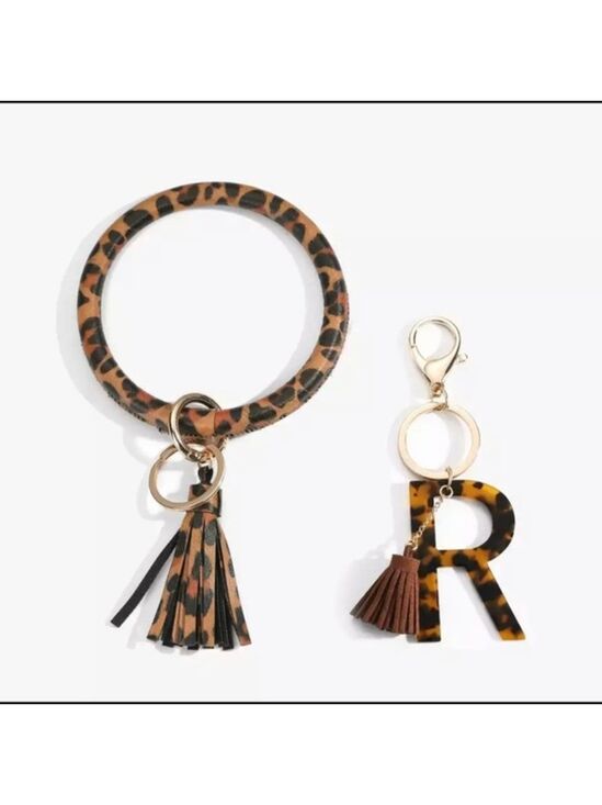 Accessories - New R Leopard Keychain Ring